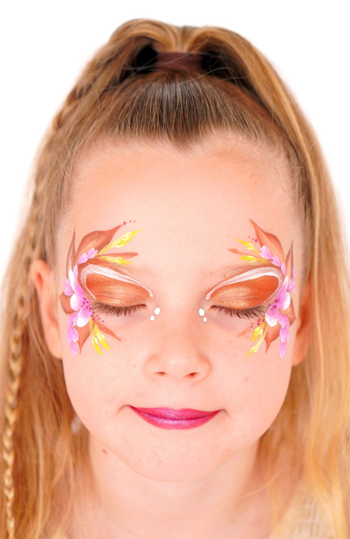 Fall Autumn Face Paint Tutorial: Step By Step Photo Guide