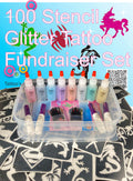Glitter Tattoo Stencil Kit - Fundraiser