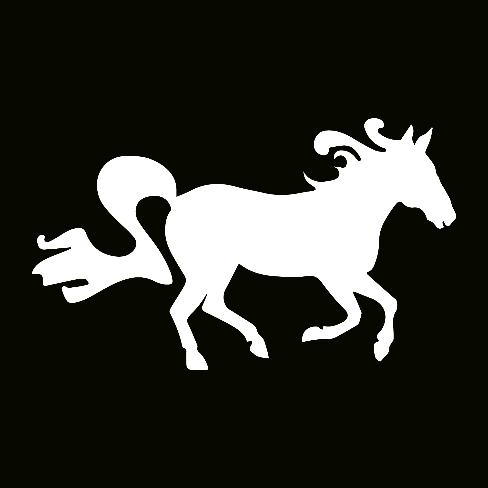 闪光纹身模板 - 马