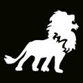 Glitter Tattoo Stencil - Lion