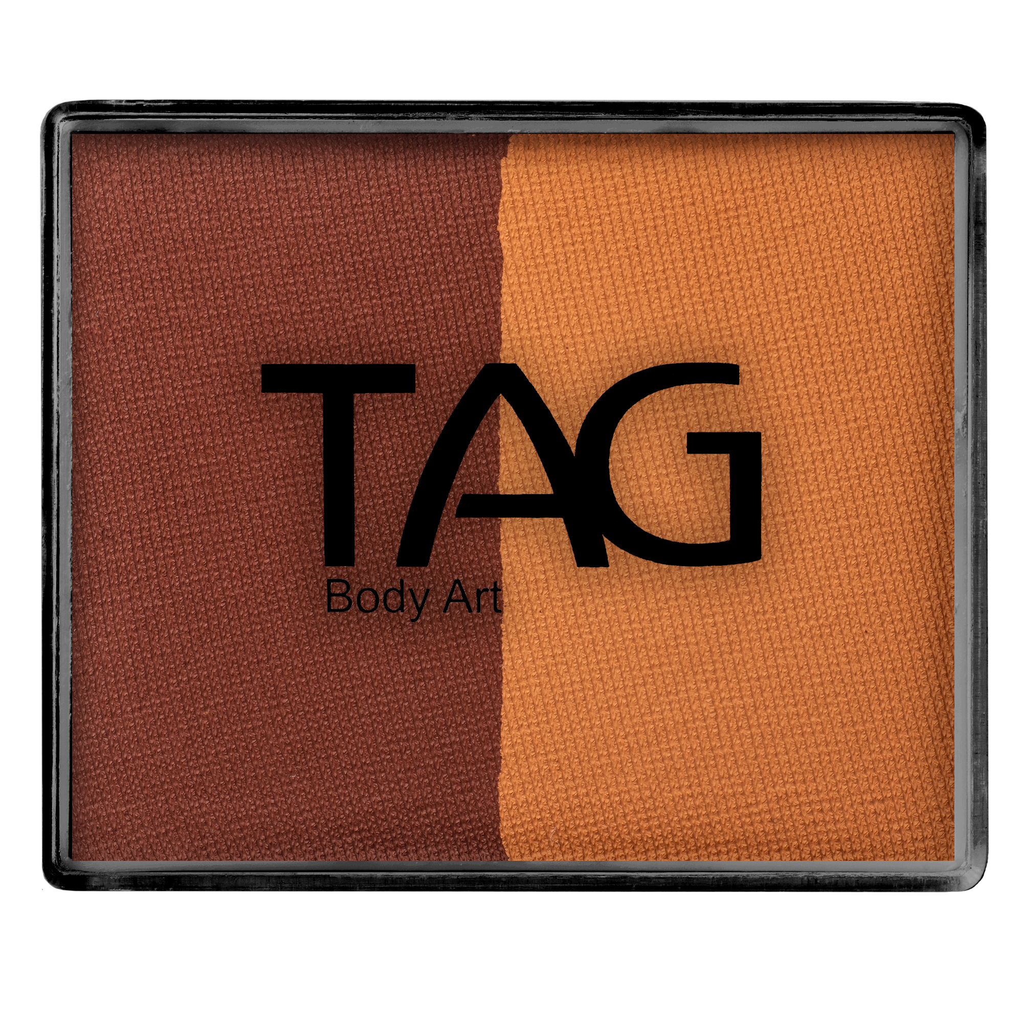 Face Paint Split Cake - Brown and Mid Brown