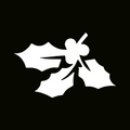 Glitter Tattoo Stencil - Holly