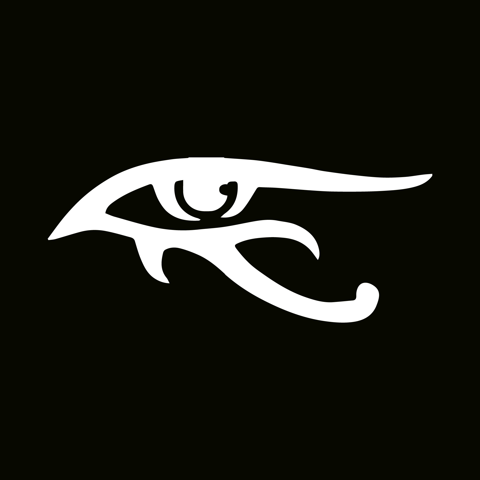 Glitter Tattoo Stencil - Egyptian Eye