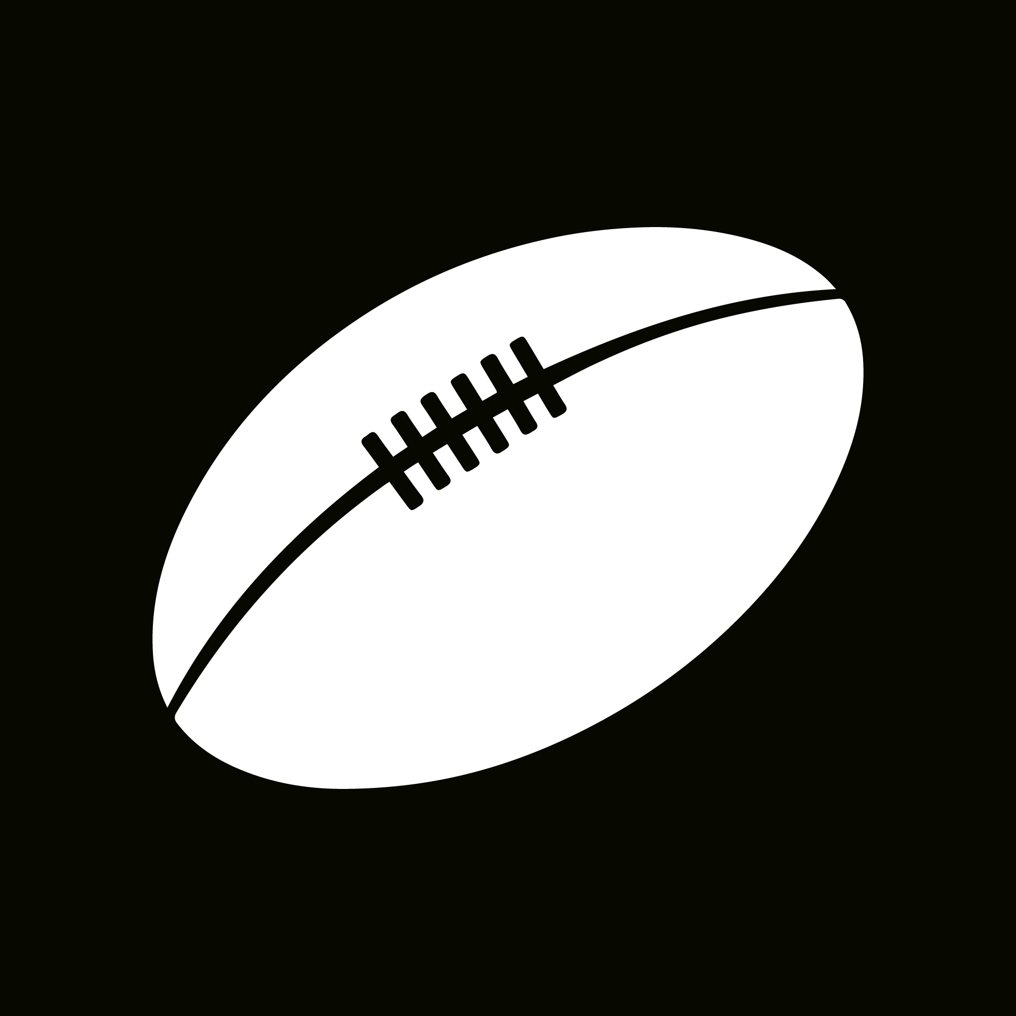 Glitter Tattoo Stencil - Football