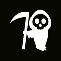 Glitter Tattoo Stencil - Grim Reaper