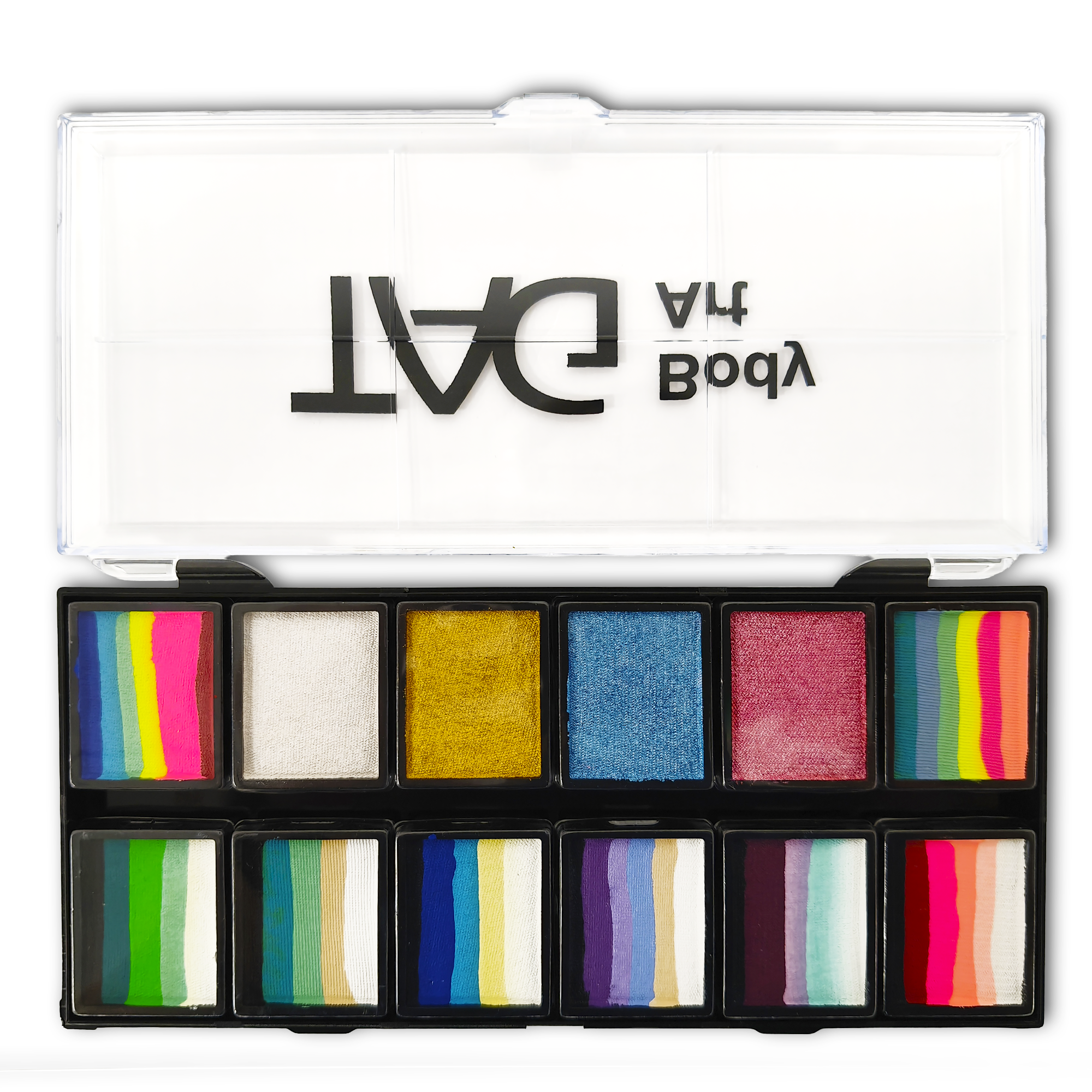 Face and Body Paint Palette - Rainbow Fairy Garden