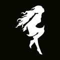 闪光纹身模板 - 亲吻女孩