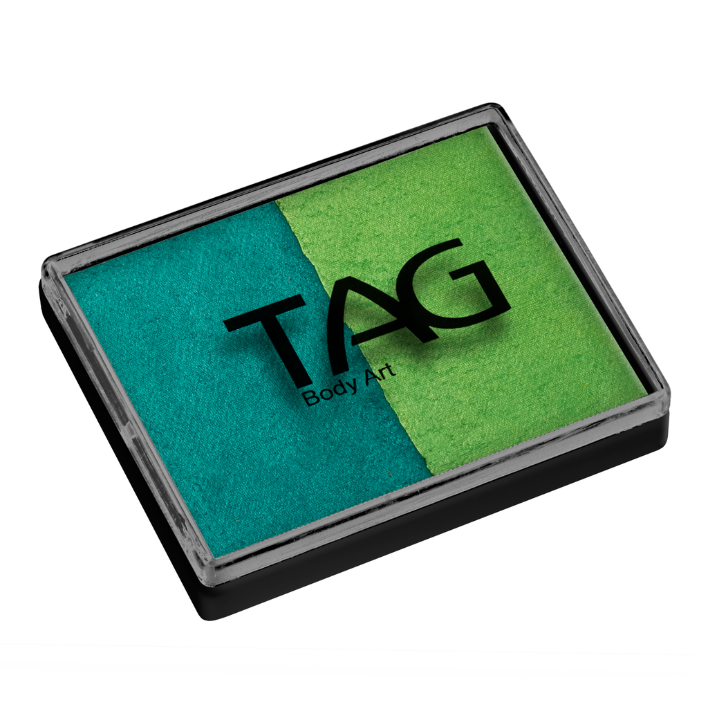 Face Paint Split Cake - Pearl Green and Pearl Lime