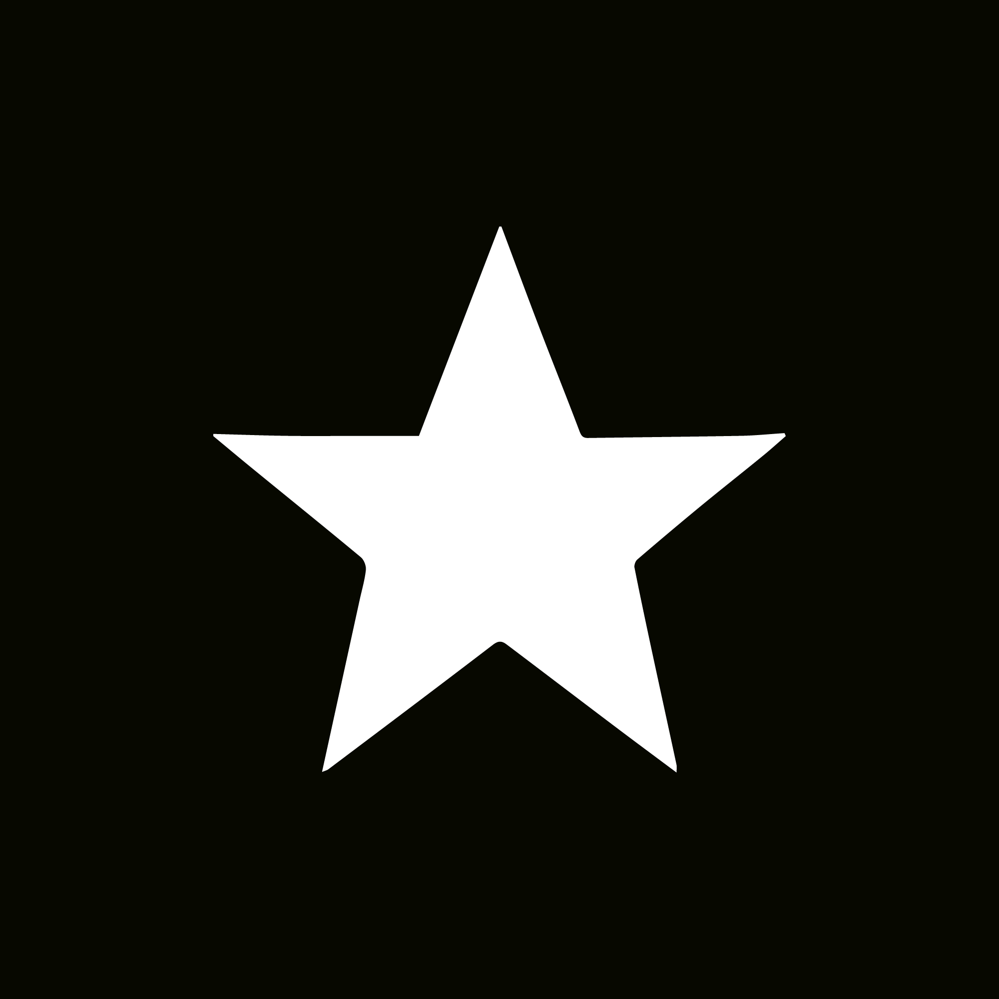 闪光纹身模板 - 星星 - 小号