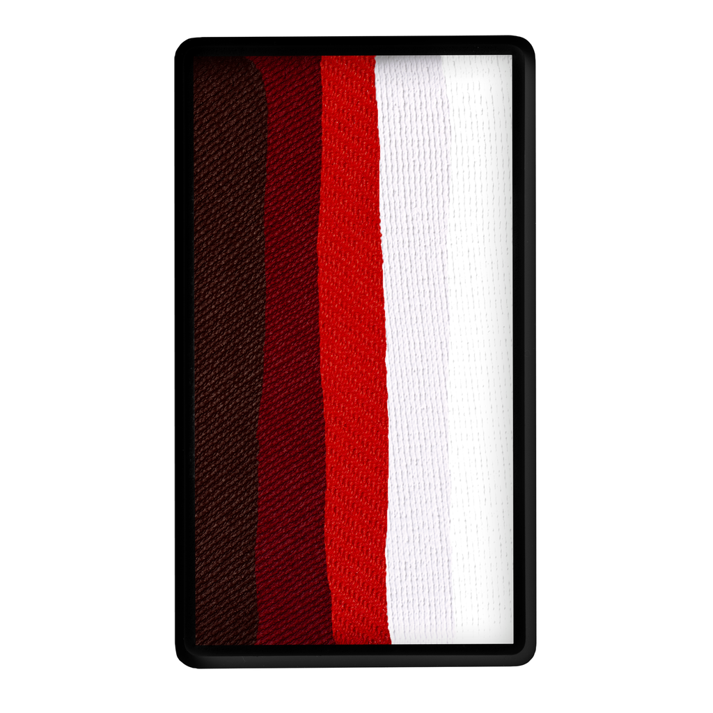 Face Paint 1 Stroke Split Cake - Santa's Suit