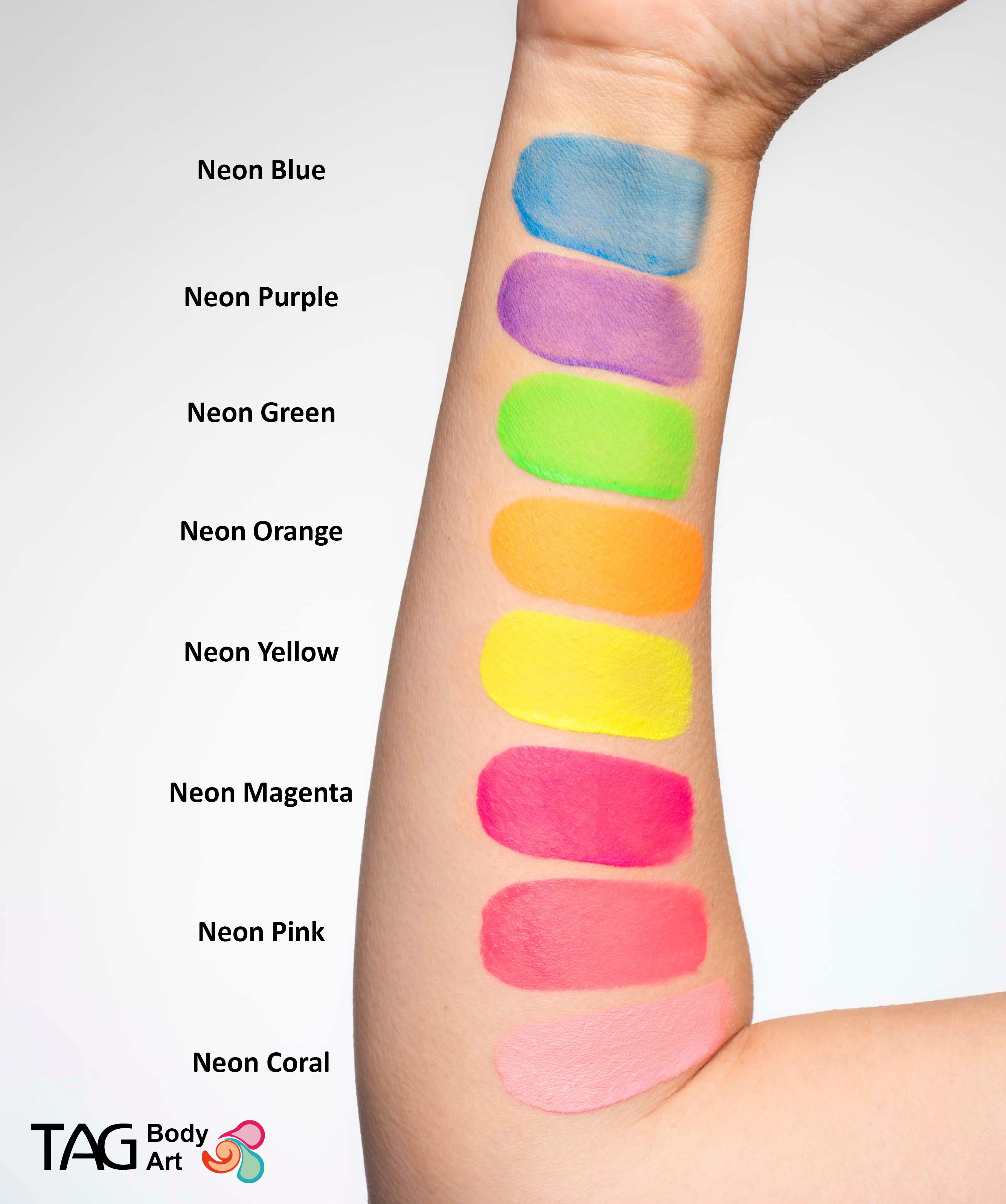 Face and Body Paint - Neon - Blue