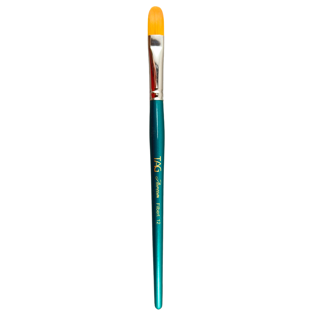 TAG Aureum Filbert Face and Body Paint Brush - Size 12