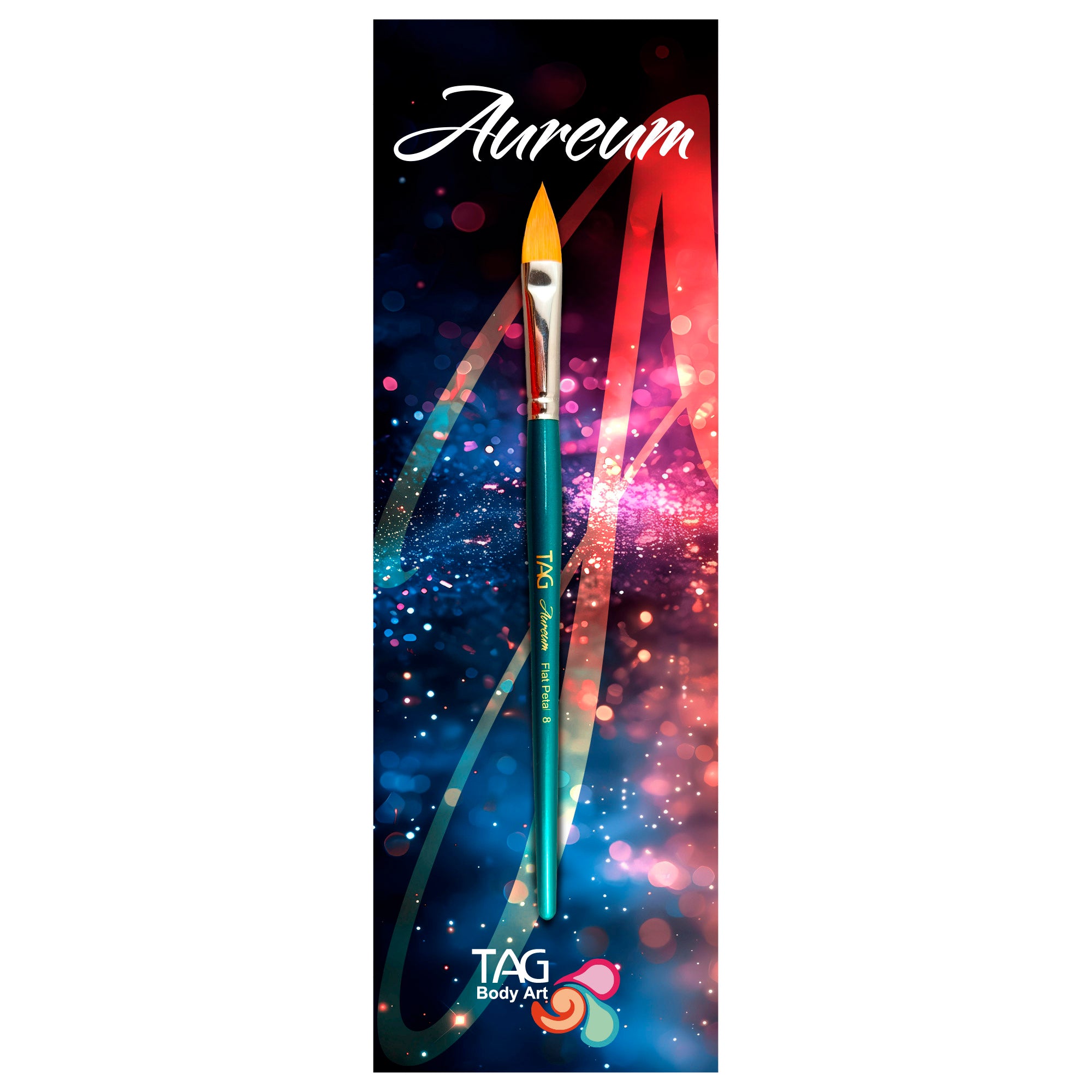 TAG Aureum Flat Petal Face and Body Paint Brush - Size 8