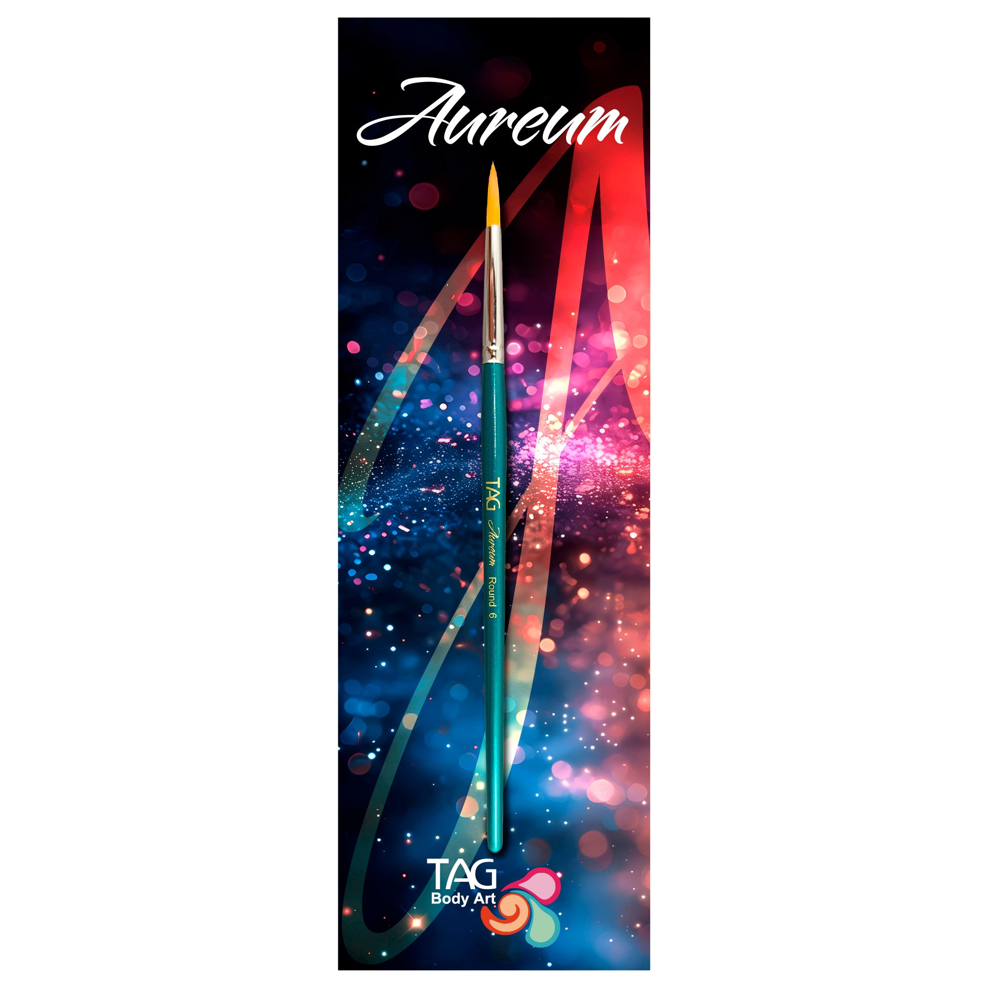 TAG Aureum Round Face and Body Paint Brush - Size 6